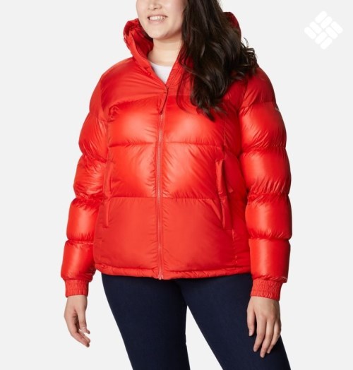 Women's Columbia Pike Lake II Insulated Jackets Red | Plus Size CA-H86LA